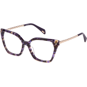 Police VPLN55 0759 Gialla/Viola Lucida Eyewear Frames - Eyewear Frames Police VPLN55 0759 Gialla/Viola Lucida Eyewear Frames - Eyewear Frames
