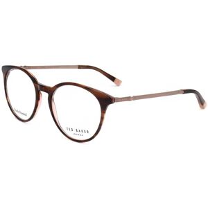 Ted Baker Tb9196 152 Brown Horn/teal 50/18/140 Woman Eyewear Frame Ted Baker Tb9196 152 Brown Horn/teal 50/18/140 Woman Eyewear Frame