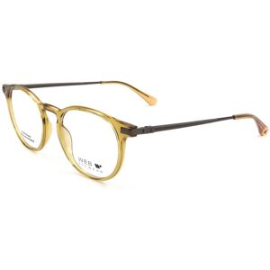 Web We5407 047 Light Brown 51/19/145 Unisex Eyewear Frame Web We5407 047 Light Brown 51/19/145 Unisex Eyewear Frame