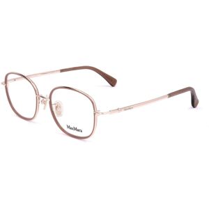 Max Mara Maxmara Mm5124 D 028 Shiny Rose Gold 48/18/140 Woman Eyewear Frame Max Mara Maxmara Mm5124 D 028 Shiny Rose Gold 48/18/140 Woman Eyewear Frame