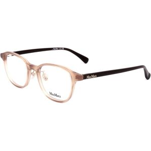 Max Mara Maxmara Mm5089 D 045 Shiny Light Brown 49/20/145 Woman Eyewear Frame Max Mara Maxmara Mm5089 D 045 Shiny Light Brown 49/20/145 Woman Eyewear Frame