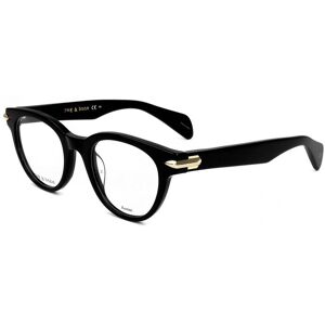 Rag & Bone Rnb3003 Black 46/20/140 Woman Eyewear Frame Rag & Bone Rnb3003 Black 46/20/140 Woman Eyewear Frame
