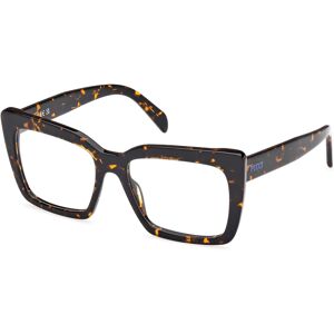 Emilio Pucci Pucci Ep5261 052 Dark Havana 54/17/140 Woman Eyewear Frame Emilio Pucci Pucci Ep5261 052 Dark Havana 54/17/140 Woman Eyewear Frame