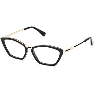 Max Mara Maxmara Mm5152 001 Shiny Black 54/15/140 Woman Eyewear Frame Max Mara Maxmara Mm5152 001 Shiny Black 54/15/140 Woman Eyewear Frame