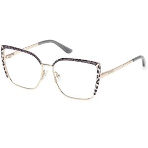 Guess Gu50249 033 Shiny Pale Gold 55/14/140 Woman Eyewear Frame Guess Gu50249 033 Shiny Pale Gold 55/14/140 Woman Eyewear Frame