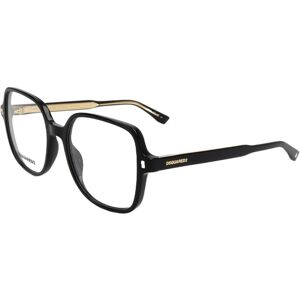 Dsquared2 D2 0081 807 Black 53/18/140 Woman Eyewear Frame Dsquared2 D2 0081 807 Black 53/18/140 Woman Eyewear Frame
