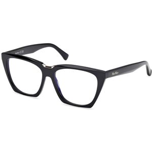 Max Mara Maxmara Mm5188-B 001 Shiny Black 54/14/140 Woman Eyewear Frame Max Mara Maxmara Mm5188-B 001 Shiny Black 54/14/140 Woman Eyewear Frame