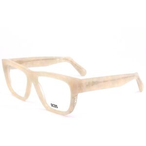 GCDS GD5011 025 Unisex Ivory 54mm Eyewear Frames - Eyewear Frames GCDS GD5011 025 Unisex Ivory 54mm Eyewear Frames - Eyewear Frames