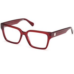 Max&co. Max &co Mo5179 066 Shiny Dark Red 51/16/135 Woman Eyewear Frame Max&co. Max &co Mo5179 066 Shiny Dark Red 51/16/135 Woman Eyewear Frame