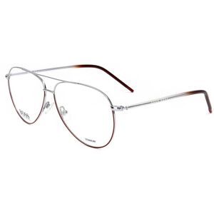 Hugo Boss Boss 1339 126 Burgundy Silver 57/11/145 Woman Eyewear Frame Hugo Boss Boss 1339 126 Burgundy Silver 57/11/145 Woman Eyewear Frame