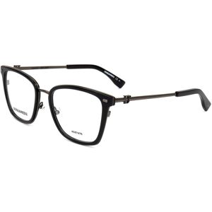 Dsquared2 D2 0038 Ans Black Dark Ruthenium 53/18/145 Woman Eyewear Frame Dsquared2 D2 0038 Ans Black Dark Ruthenium 53/18/145 Woman Eyewear Frame