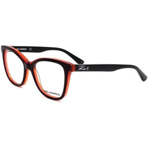 Karl Lagerfeld Kl972 006 Black/crystal Red 50/16/140 Woman Eyewear Frame Karl Lagerfeld Kl972 006 Black/crystal Red 50/16/140 Woman Eyewear Frame