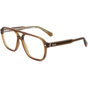 Polaroid D444 YL3 Brown Crystal Eyewear Frames - Eyewear Frames Polaroid D444 YL3 Brown Crystal Eyewear Frames - Eyewear Frames