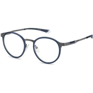 Polaroid Pld D550/g R80 Matte Dark Ruthenium 48/19/145 Man Eyewear Frame Polaroid Pld D550/g R80 Matte Dark Ruthenium 48/19/145 Man Eyewear Frame