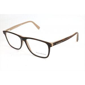 Ermenegildo Zegna Ez5044 Havana 57/15/145 Man Eyewear Frame Ermenegildo Zegna Ez5044 Havana 57/15/145 Man Eyewear Frame