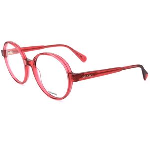 Max&co. Mo5108 066 Shiny Red 53/18/140 Woman Eyewear Frame Max&co. Mo5108 066 Shiny Red 53/18/140 Woman Eyewear Frame