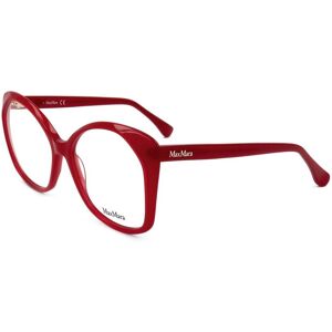 Max Mara Maxmara Mm5029 066 Shiny Red 57/16/140 Woman Eyewear Frame Max Mara Maxmara Mm5029 066 Shiny Red 57/16/140 Woman Eyewear Frame