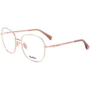 Max Mara Maxmara Mm5077 H 033 Pink Gold 56/18/135 Woman Eyewear Frame Max Mara Maxmara Mm5077 H 033 Pink Gold 56/18/135 Woman Eyewear Frame