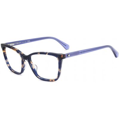 Kate Spade New York Kate Spade Ks Jalinda 2 Dark Havana Multicolor 52/17/140 Woman Eyewear Frame Kate Spade New York Kate Spade Ks Jalinda 2 Dark Havana Multicolor 52/17/140 Woman Eyewear Frame