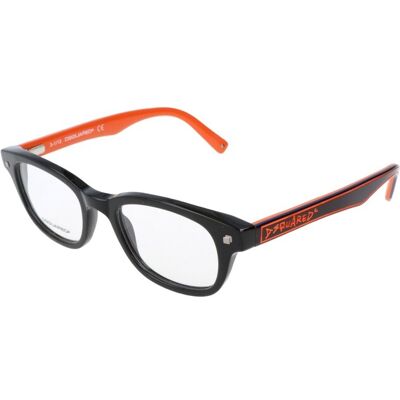 Dsquared2 DQ5098 001 Unisex Black Glasses Frame - Eyewear Frames Dsquared2 DQ5098 001 Unisex Black Glasses Frame - Eyewear Frames
