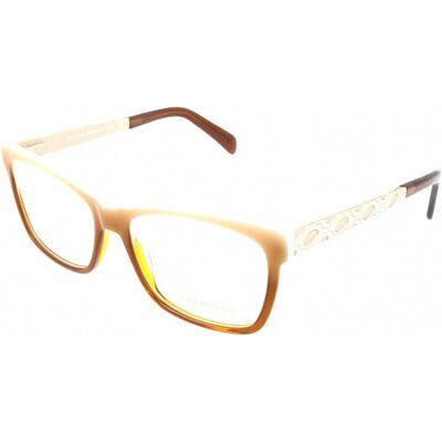 Emilio Pucci Brown Rectangle Glasses - Eyeglasses Emilio Pucci Brown Rectangle Glasses - Eyeglasses