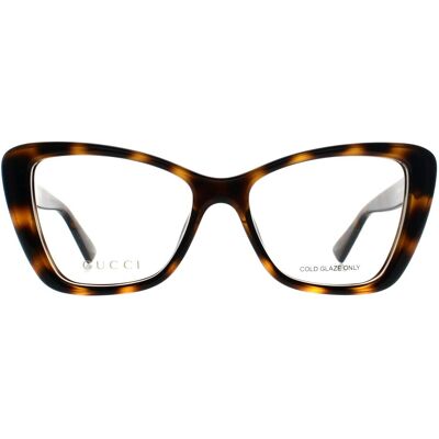 Gucci Glasses Frames Gg1977o 002 Shiny Dark Havana Women Gucci Glasses Frames Gg1977o 002 Shiny Dark Havana Women