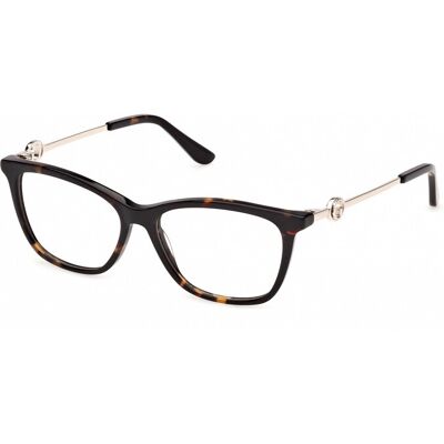 Guess Gu50349 Dark Havana 54/14/140 Woman Eyewear Frame Guess Gu50349 Dark Havana 54/14/140 Woman Eyewear Frame
