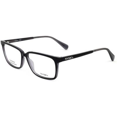 Max&co. Mo5093 Shiny Black 54/13/140 Woman Eyewear Frame Max&co. Mo5093 Shiny Black 54/13/140 Woman Eyewear Frame