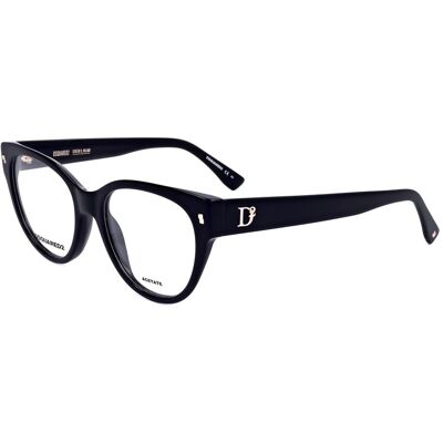 Dsquared2 D2 0069 Black Female Eyeglasses - Eyeglasses Dsquared2 D2 0069 Black Female Eyeglasses - Eyeglasses