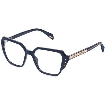 Police VPLR20 SUPERSTAR 5 Green Square Eyeglasses - Eyeglasses Police VPLR20 SUPERSTAR 5 Green Square Eyeglasses - Eyeglasses
