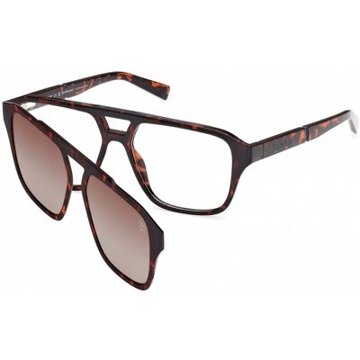 Timberland Tb50085 Dark Havana 55/15/145 Man Eyewear Frame Timberland Tb50085 Dark Havana 55/15/145 Man Eyewear Frame