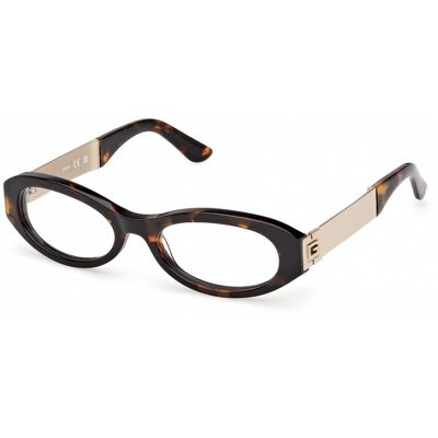 Guess Gu50315 Dark Havana 52/18/135 Woman Eyewear Frame Guess Gu50315 Dark Havana 52/18/135 Woman Eyewear Frame