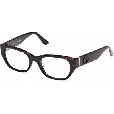 Guess Gu50304 Dark Havana 52/18/140 Woman Eyewear Frame Guess Gu50304 Dark Havana 52/18/140 Woman Eyewear Frame