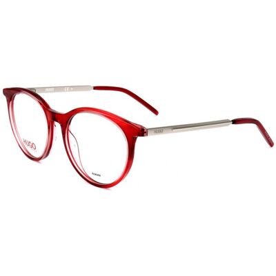 Hugo Boss Hg 1108 Red Horn 49/18/140 Woman Eyewear Frame Hugo Boss Hg 1108 Red Horn 49/18/140 Woman Eyewear Frame