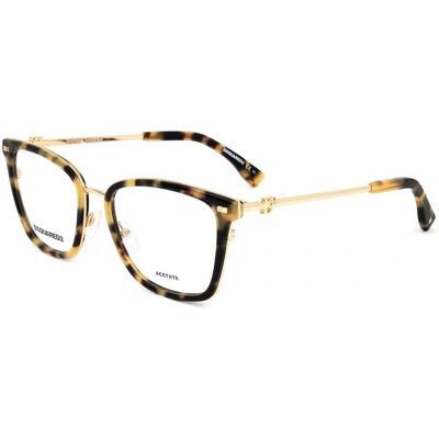 Dsquared2 D2 0038 Havana Honey 53/18/145 Woman Eyewear Frame Dsquared2 D2 0038 Havana Honey 53/18/145 Woman Eyewear Frame