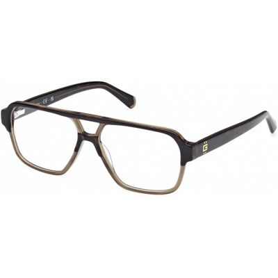 Guess Gu50093 Dark Havana 56/13/145 Man Eyewear Frame Guess Gu50093 Dark Havana 56/13/145 Man Eyewear Frame