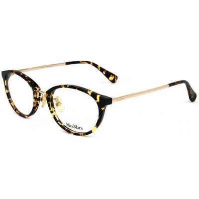 Max Mara Maxmara Mm5044 D Dark Havana Smoke 50/19/145 Woman Eyewear Frame Max Mara Maxmara Mm5044 D Dark Havana Smoke 50/19/145 Woman Eyewear Frame
