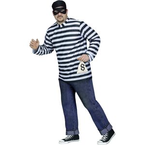 Fun World Burglar Bank Robber Thief Convict Prisoner Jail Funny Men Costume Plus Fun World Burglar Bank Robber Thief Convict Prisoner Jail Funny Men Costume Plus