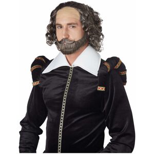 California Costume Collections William Shakespeare Medieval Renaissance Brown Grey Bald Mens Costume Wig California Costume Collections William Shakespeare Medieval Renaissance Brown Grey Bald Mens Costume Wig