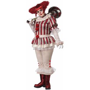 California Costume Collections Sadistic Clown Evil Joker Horror Scary Halloween Adult Womens Costume Plus California Costume Collections Sadistic Clown Evil Joker Horror Scary Halloween Adult Womens Costume Plus
