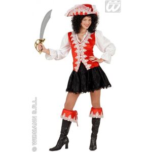 Widmann Ladies Deluxe Red Regal Pirate Costume Widmann Ladies Deluxe Red Regal Pirate Costume