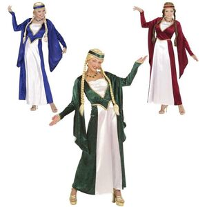 Widmann Renaissance Queen Red / Blue / Green Xl Adult Ladies Fancy Dress Costume Widmann Renaissance Queen Red / Blue / Green Xl Adult Ladies Fancy Dress Costume