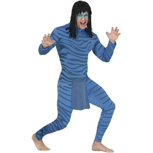 Fiestas Guirca Unisex Adult Feline Costume Set / M Blue Fg472 Fiestas Guirca Unisex Adult Feline Costume Set / M Blue Fg472