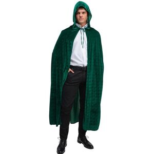 Wicked Adult Size Unisex The Traitors Style Fancy Dress Long Green Velvet Hooded Cape Wicked Adult Size Unisex The Traitors Style Fancy Dress Long Green Velvet Hooded Cape