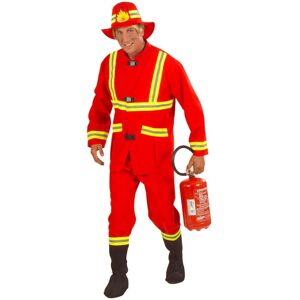 Widmann Mens Deluxe Fibre Optic Fireman Costume Xl Widmann Mens Deluxe Fibre Optic Fireman Costume Xl