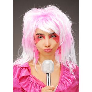 Widmann Jem And The Holograms Style 1980s Pink Wig Widmann Jem And The Holograms Style 1980s Pink Wig