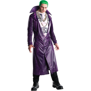 Rubies Mens Deluxe Suicide Squad Joker Costume Halloween Fancy Dress Jacket & Shirt Rubies Mens Deluxe Suicide Squad Joker Costume Halloween Fancy Dress Jacket & Shirt