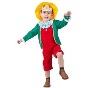 My Other Me Pinocchio Costume - Red/Green - Costumes for All My Other Me Pinocchio Costume - Red/Green - Costumes for All