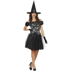 Fiestas Guirca Womens/ladies Spider Witch Costume Set8 Uk - 10 Uk Black Fg487 Fiestas Guirca Womens/ladies Spider Witch Costume Set8 Uk - 10 Uk Black Fg487