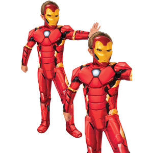 Rubies Iron Man Deluxe Marvel Superhero Official Boys Fancy Dress Costume + Mask Rubies Iron Man Deluxe Marvel Superhero Official Boys Fancy Dress Costume + Mask